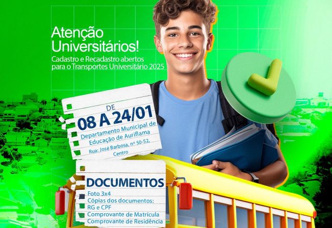 Atenção, universitários!